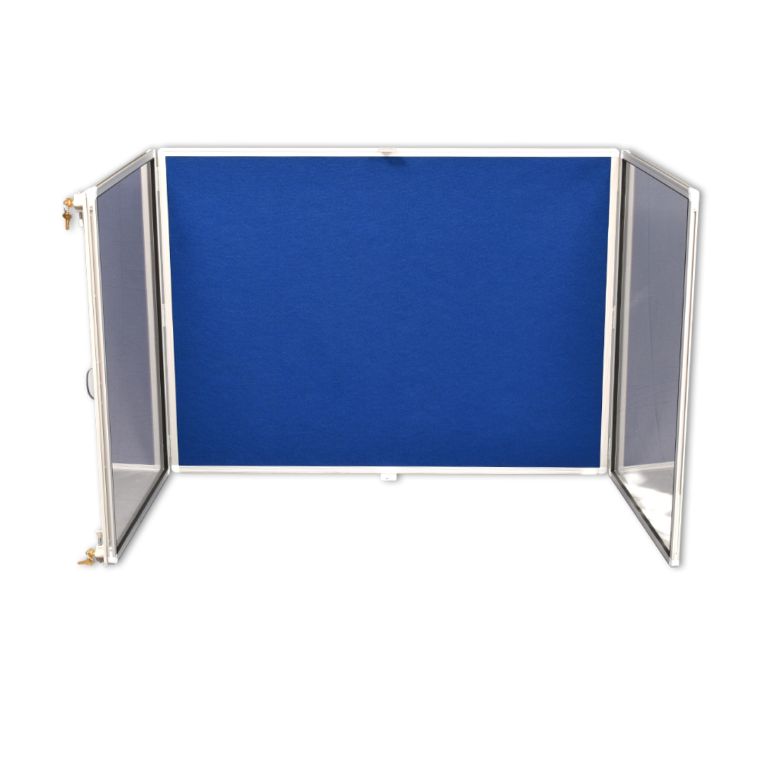 OUTDOOR LOCKABLE NOTICEBOARD for locations protected from the rain image 0
